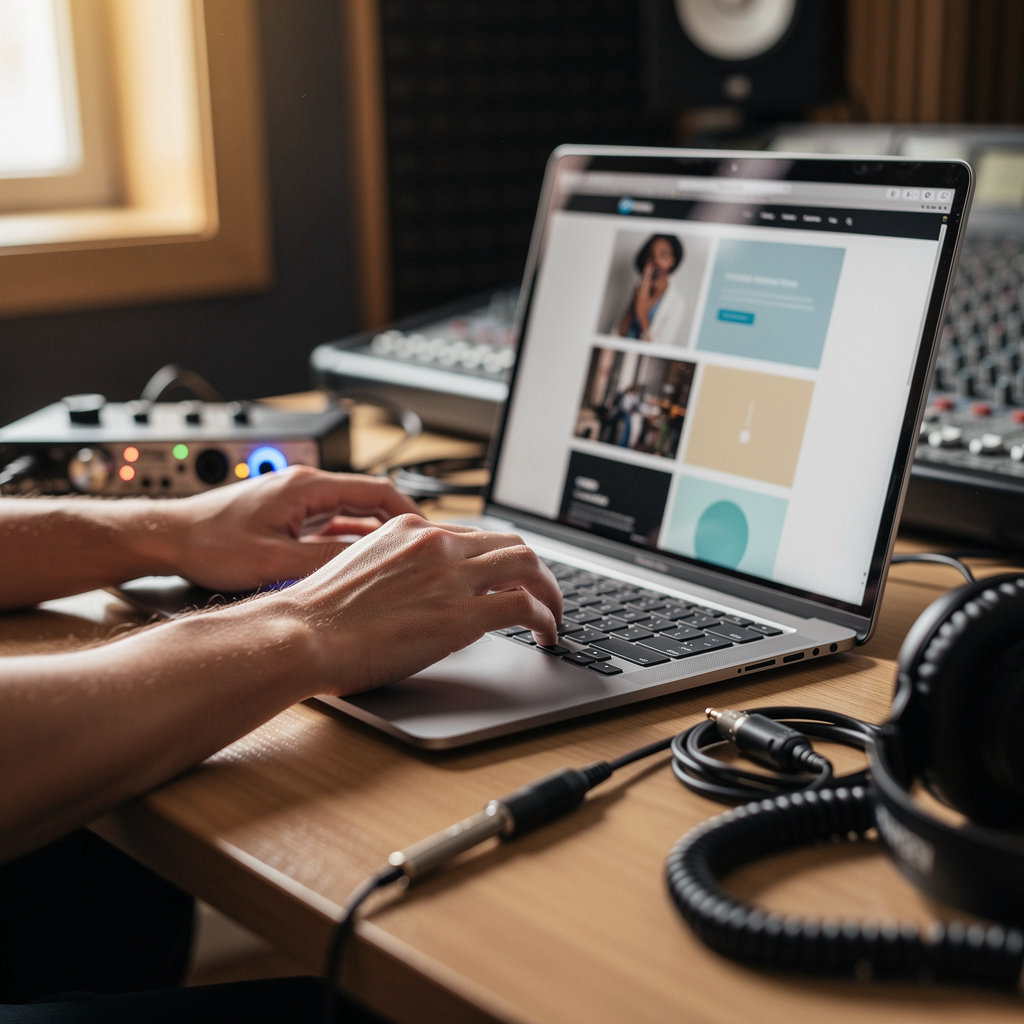 Studio 24 Recording Studio National City custom website development projects for local musicians and businesses